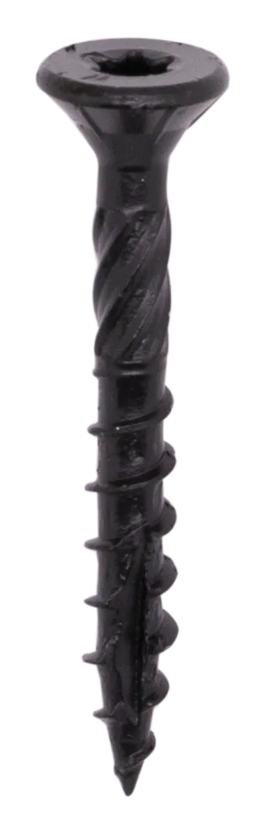 Woodies® Ult.Blackline 5x60/35 platverz.kop T25 shield zwart