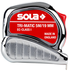 SOLA Rolbandmaat, 25mm Tri-Matic  TM 10m