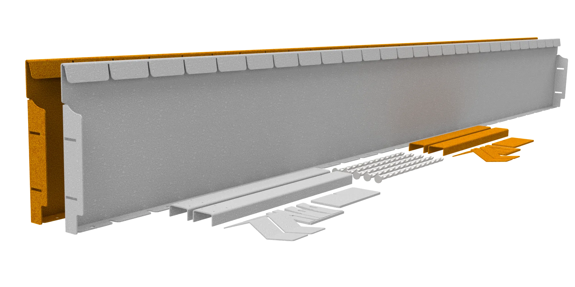 Flexline Corten 24cm L=216cm
Incl. 5 verzinkte grondnagels 30cm + 1 verbindingsset