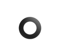 In-Lite RING 28 grondspot accessoire Black voor DOT22