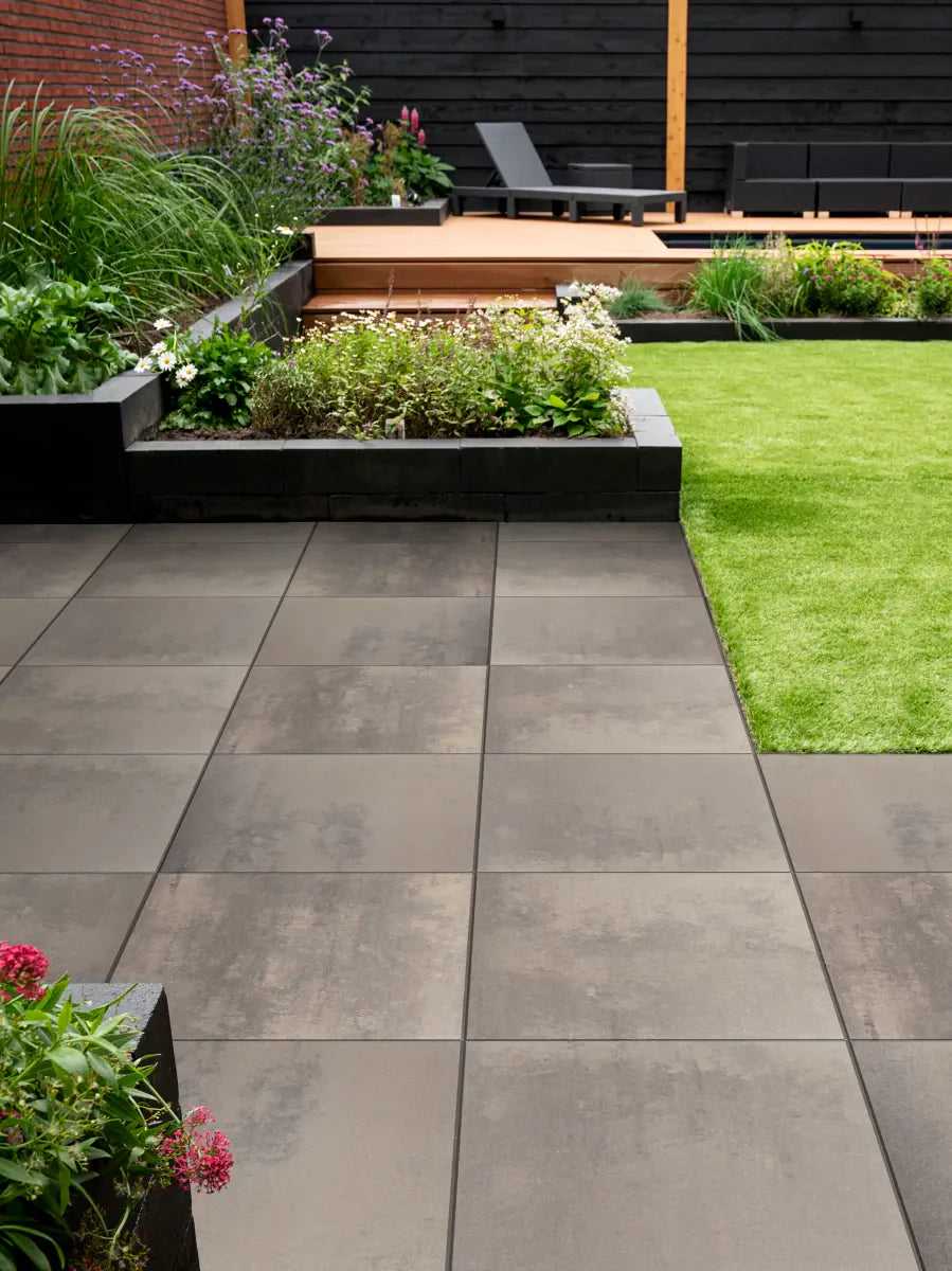 Estetico+ Midden grijs nuance 60x60x4cm