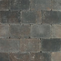 Trommelsteen 20x30x6 bruin/zwart genuanceerd