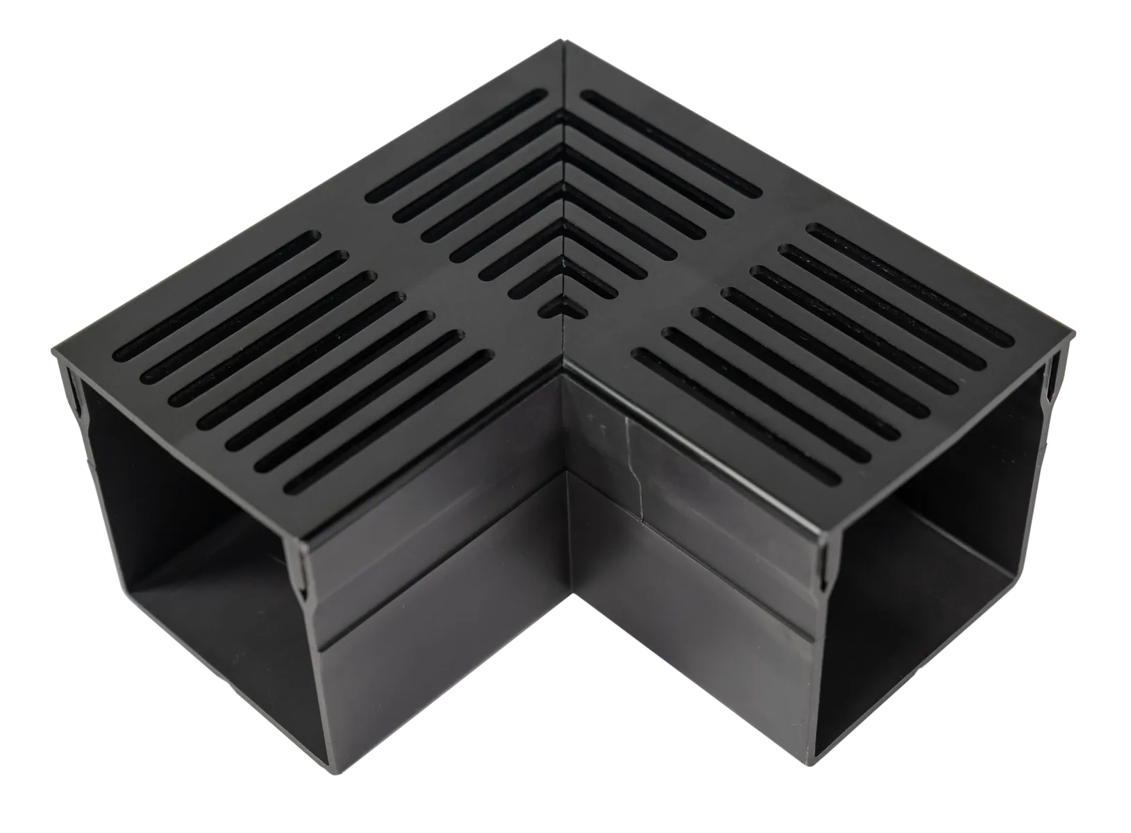 Star Drain Mini 65/60 Hoekstuk - Zwart (Aluminium)