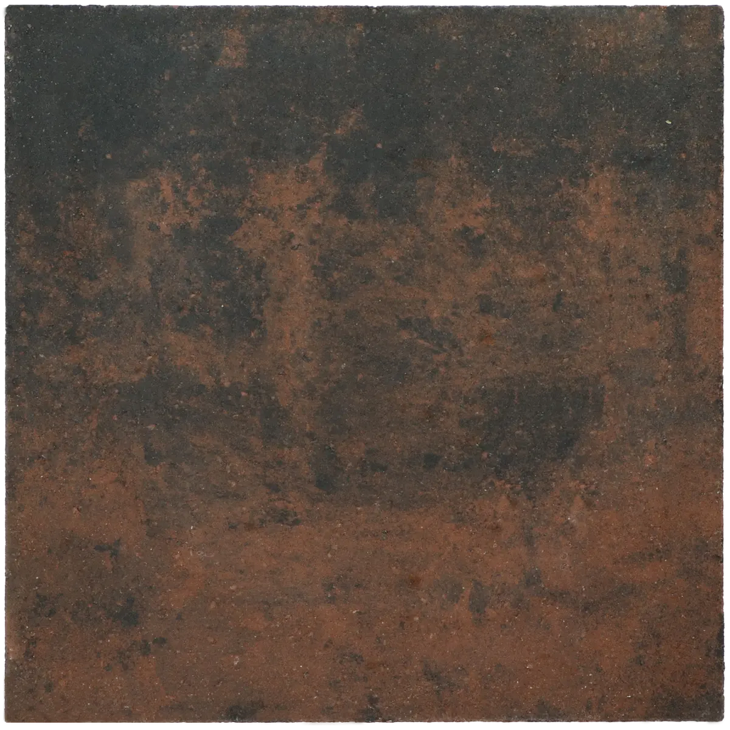 Carré tegel 50x50x5 vlak KOMO nero castano