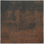 Carré tegel 50x50x5 vlak KOMO nero castano