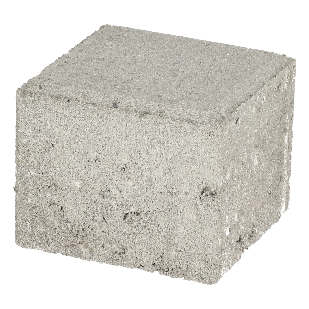 Ecotop Base Halve bss 10,5x10,5x8 normaal facet grijs KOMO PL2