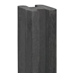 Beton-sleufpaal Zaan 10x10x275 antraciet Vlakke kop