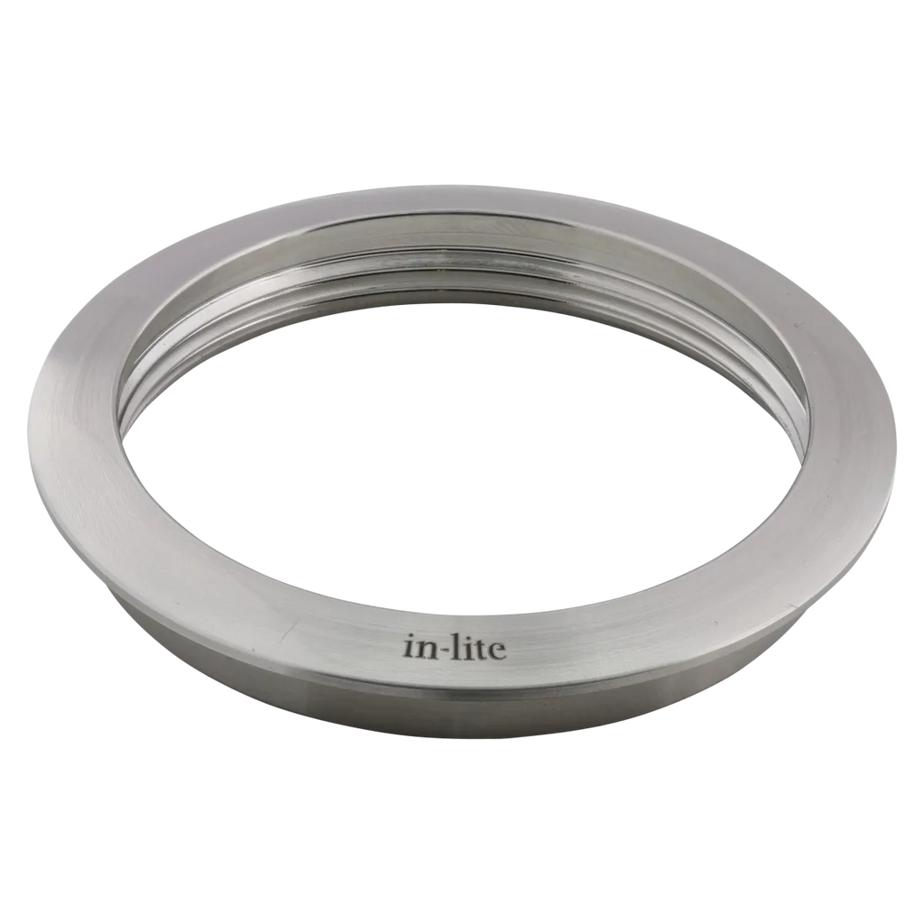 In-Lite RING 68 grondspot accessoire RVS voor BOX 1-PLATE 1