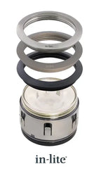 In-Lite RING 68 grondspot accessoire Black voor BOX1-PLATE 1
