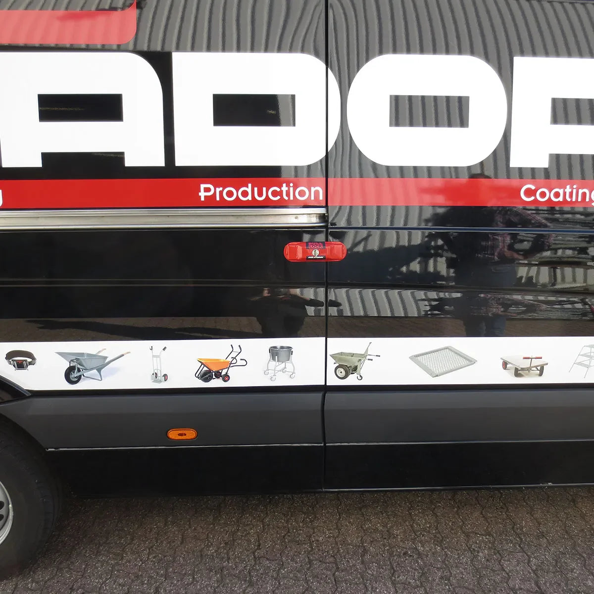 Matador Bestelwagenslot Bull-lock Voor Zijdeur Rood