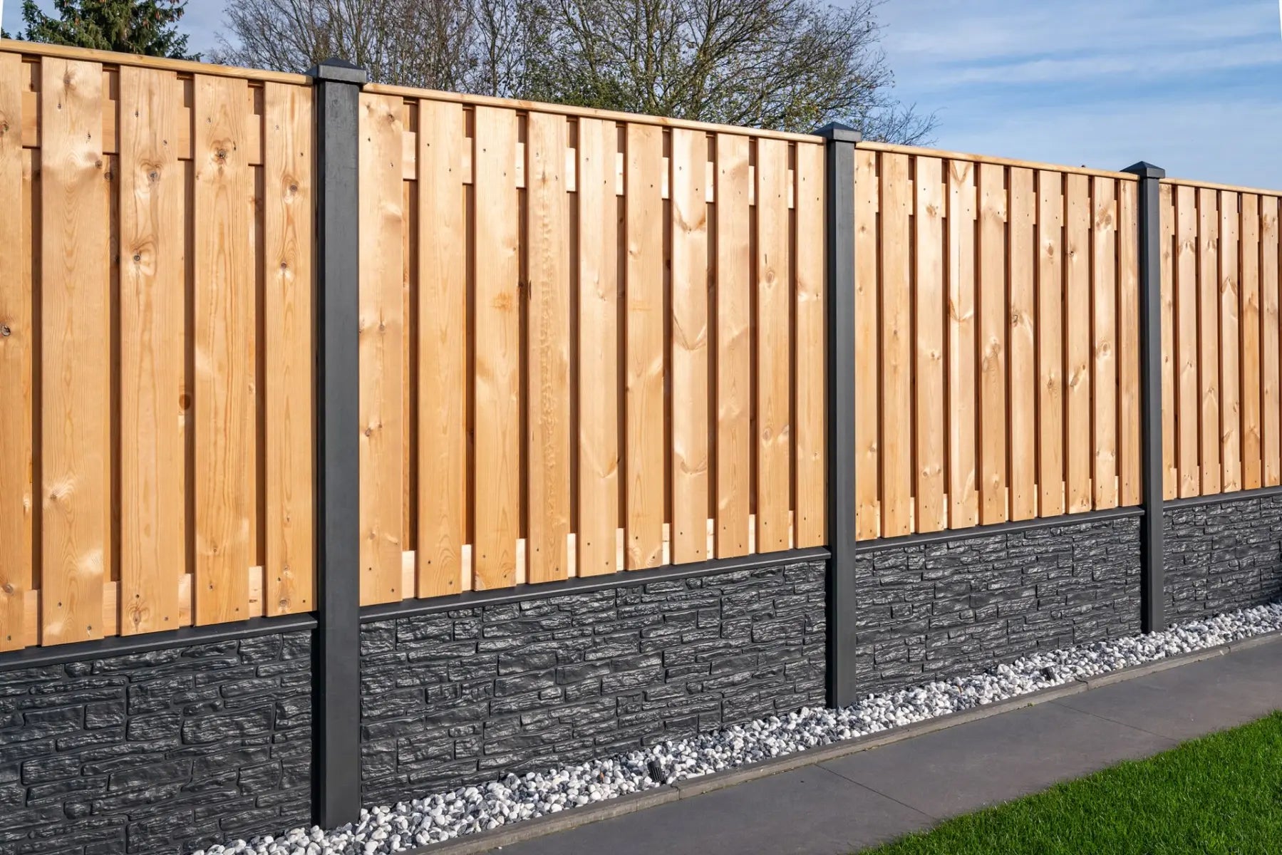 Tuinscherm Breukelen (19+2) Red Class Wood 150x180cm
