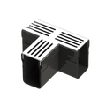 Star Drain 65/100 T-stuk - Grijs (Aluminium)