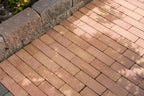 Strackstone+ Dikformaat 21x7x8 vlak wijnrood/oker genuanceerd PL3