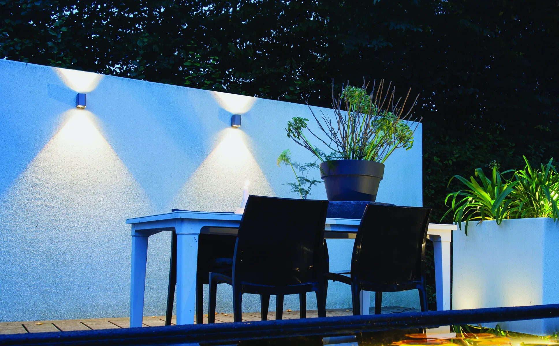In-Lite Ace Up-Down Wall 12V - Rosé Silver