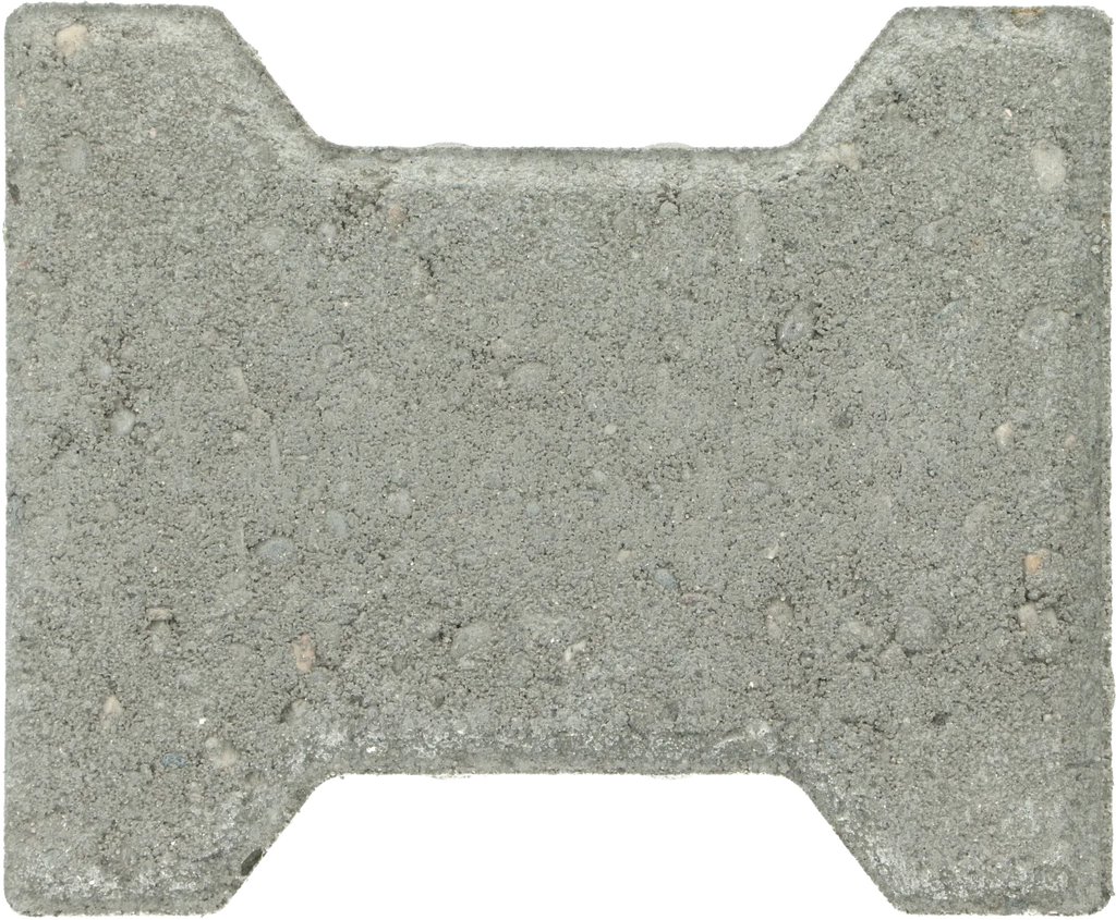 Ecotop Base H-verbandsteen 20x16,4/11,7x8 normaal facet grijs KOMO PL2