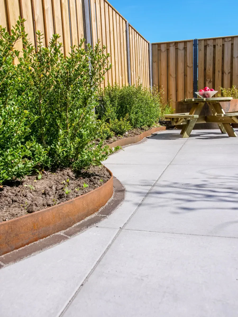 Flexline Corten 15cm L=220cm
Incl. 3 verzinkte pennen 35cm