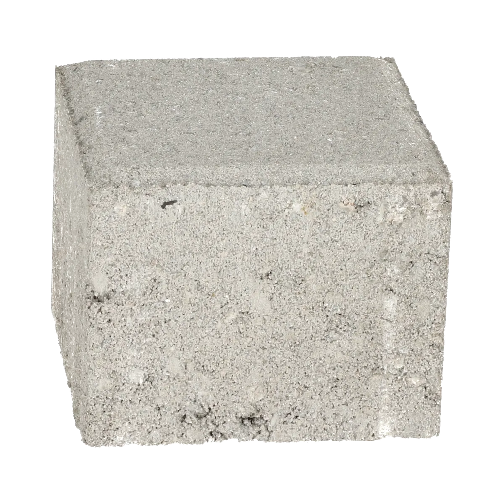 Ecotop Base Halve bss 10,5x10,5x8 normaal facet grijs KOMO PL2