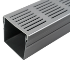 Star Drain Mini 65/60 Lijngoot - Grijs (Aluminium) 100cm