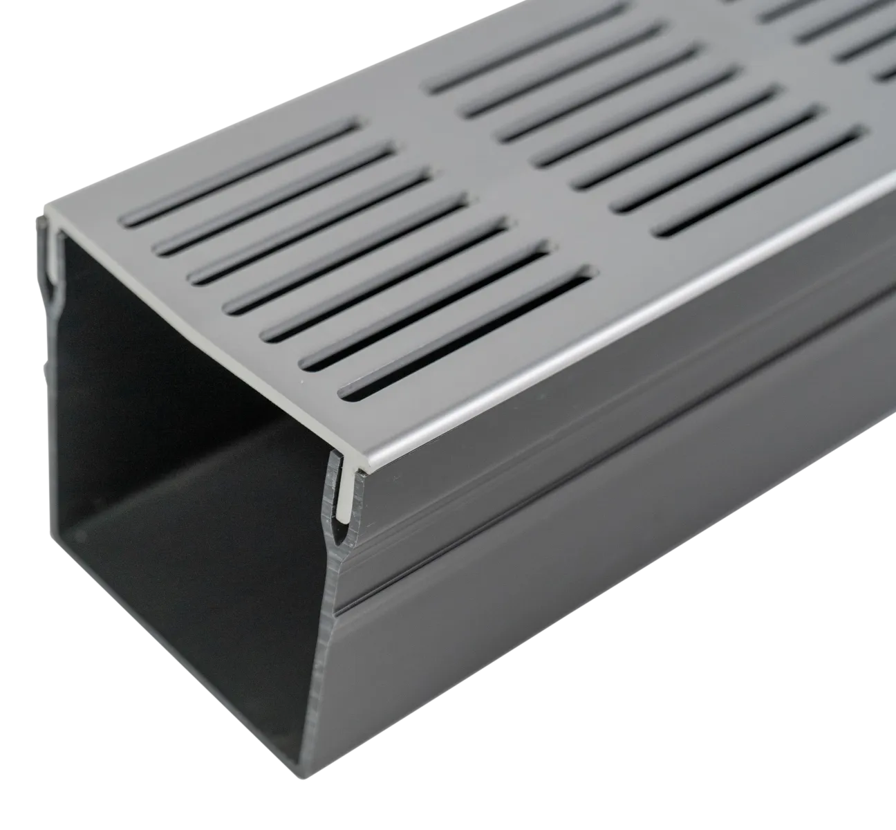 Star Drain Mini 65/60 Lijngoot - Grijs (Aluminium) 100cm