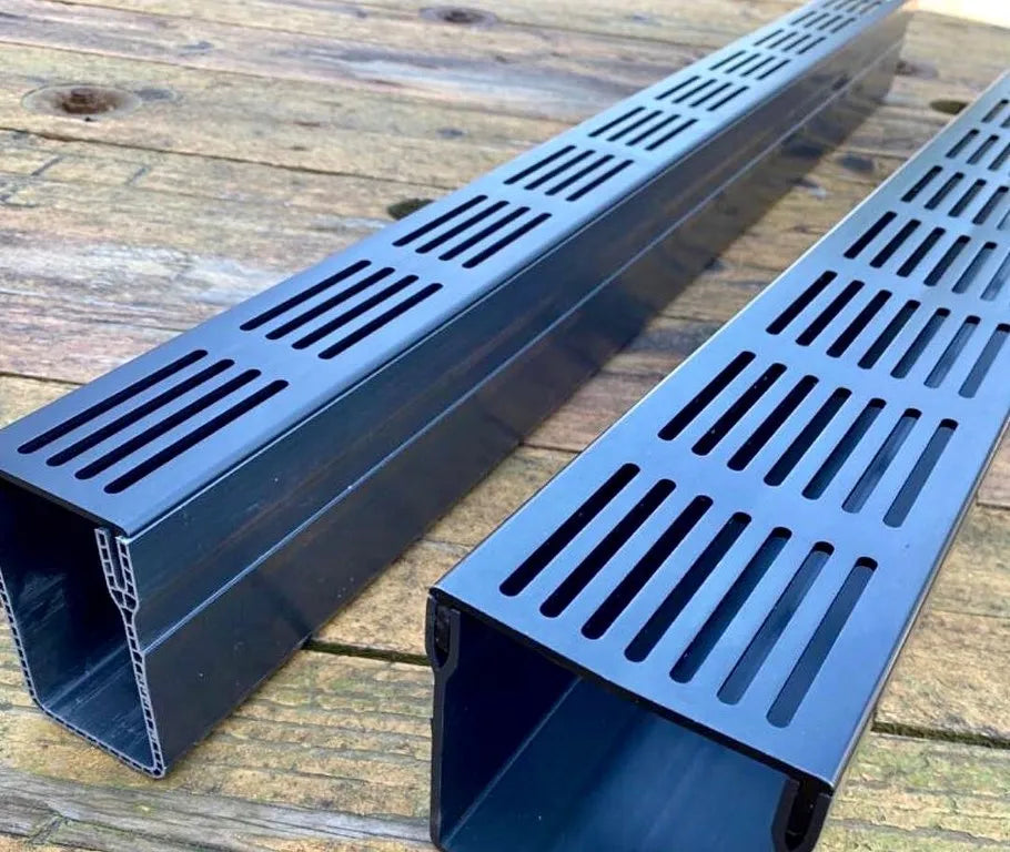 Star Drain 65/100 Lijngoot - Zwart (Aluminium) 100cm