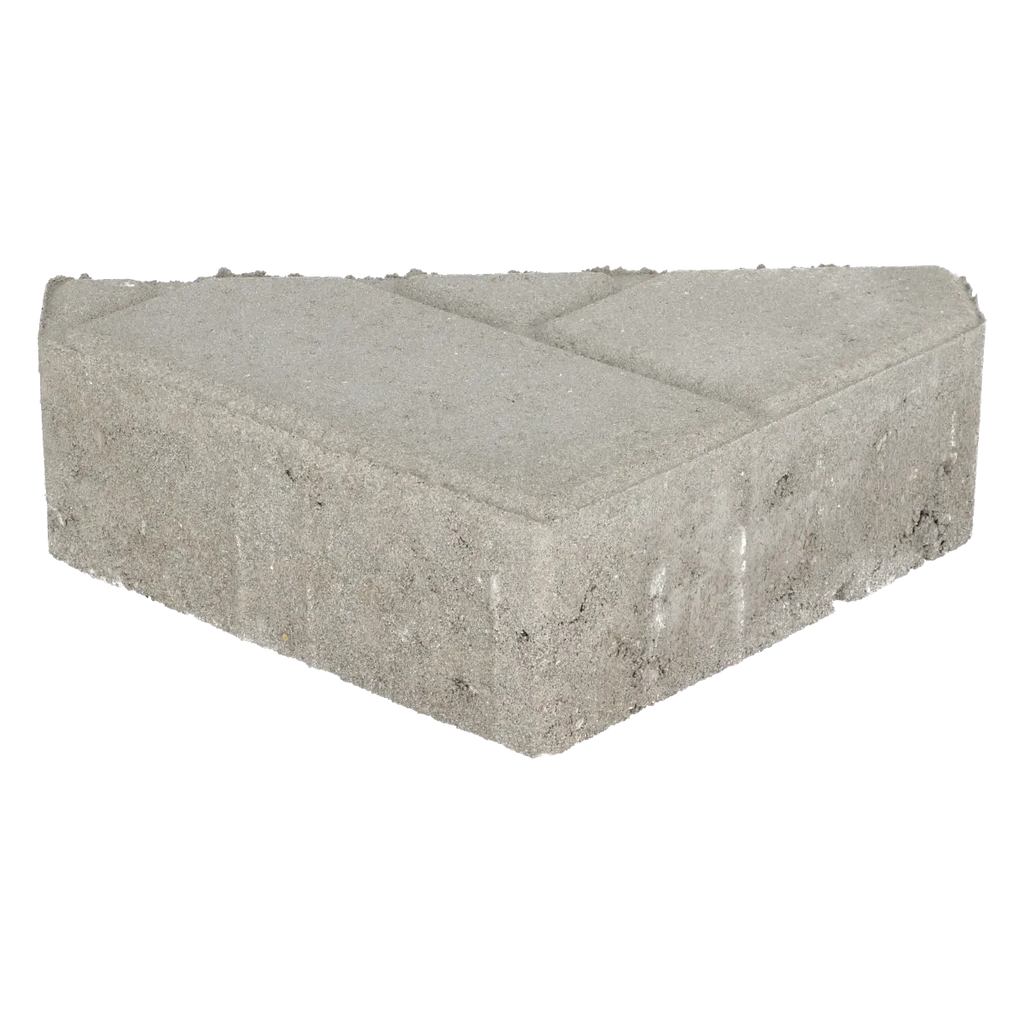 Ecotop Base Bisschopsmuts 29,5x5x19,5x8 normaal facet grijs met schijnvoeg bss KOMO PL2