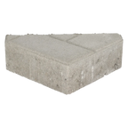 Ecotop Base Bisschopsmuts 29,5x5x19,5x8 normaal facet grijs met schijnvoeg bss KOMO PL2