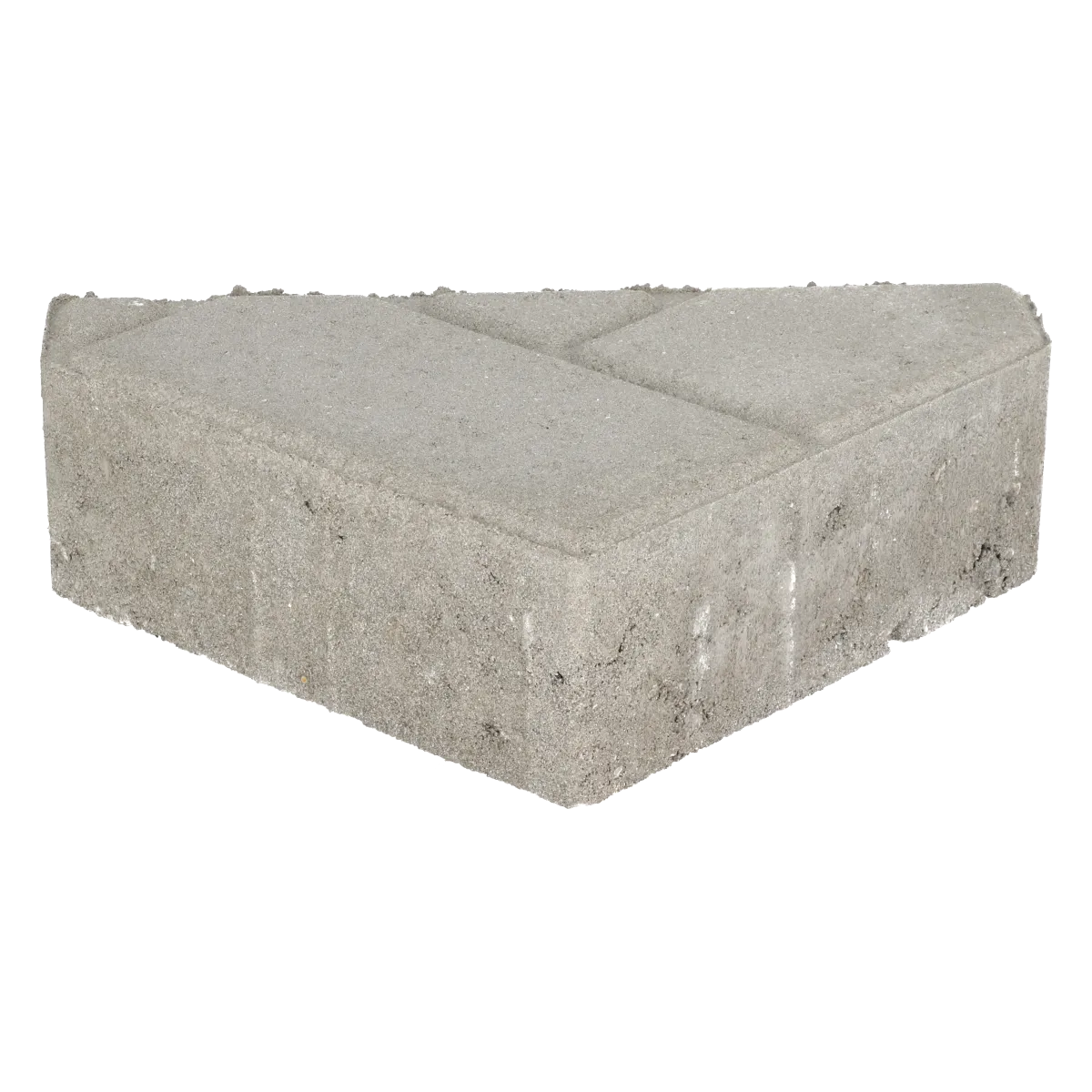 Ecotop Base Bisschopsmuts 29,5x5x19,5x8 normaal facet grijs met schijnvoeg bss KOMO PL2