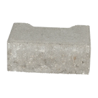 Ecotop Base Randsteen 20x13,4/11,5x8 normaal facet grijs KOMO PL2