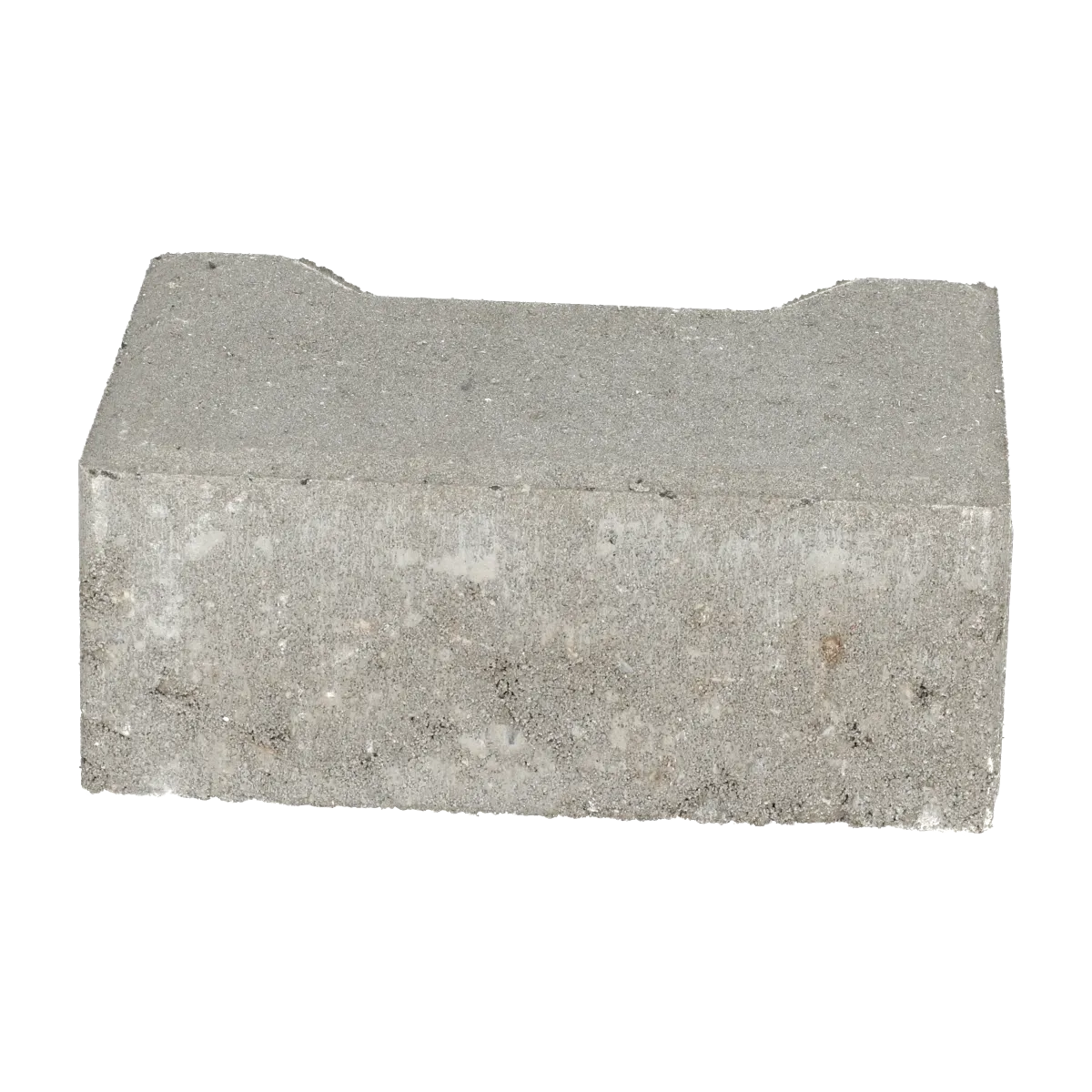 Ecotop Base Randsteen 20x13,4/11,5x8 normaal facet grijs KOMO PL2