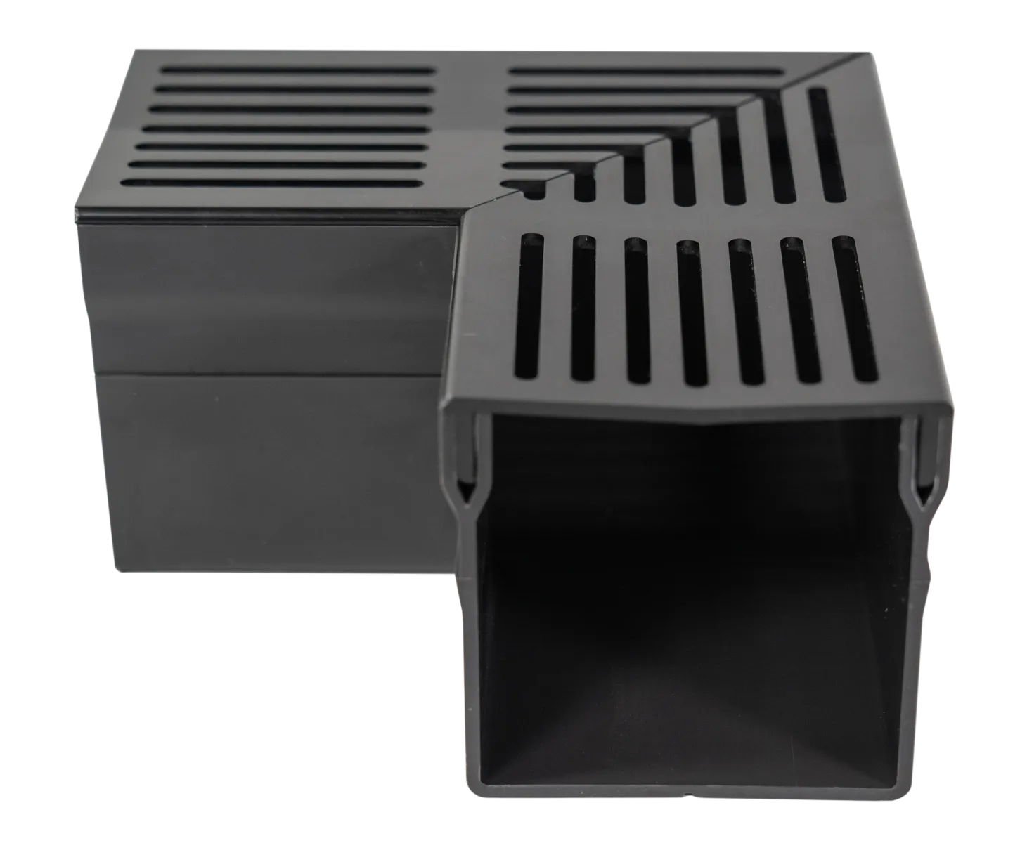 Star Drain Mini 65/60 Hoekstuk - Zwart (Aluminium)