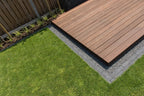 Bangkirai terrasplank glad/grof Premium 2,5x14,5x396cm