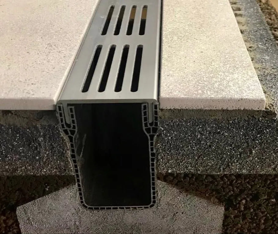Star Drain 65/100 Lijngoot - Grijs (Aluminium) 100cm