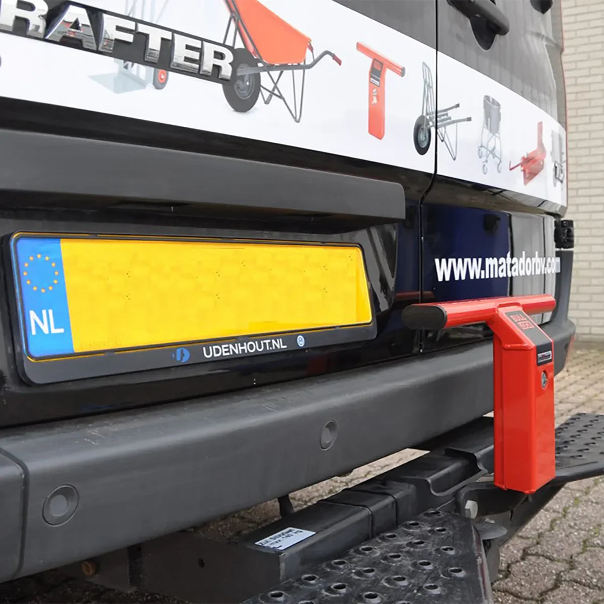 Matador Bull-Lock Trekhaakslot Rood