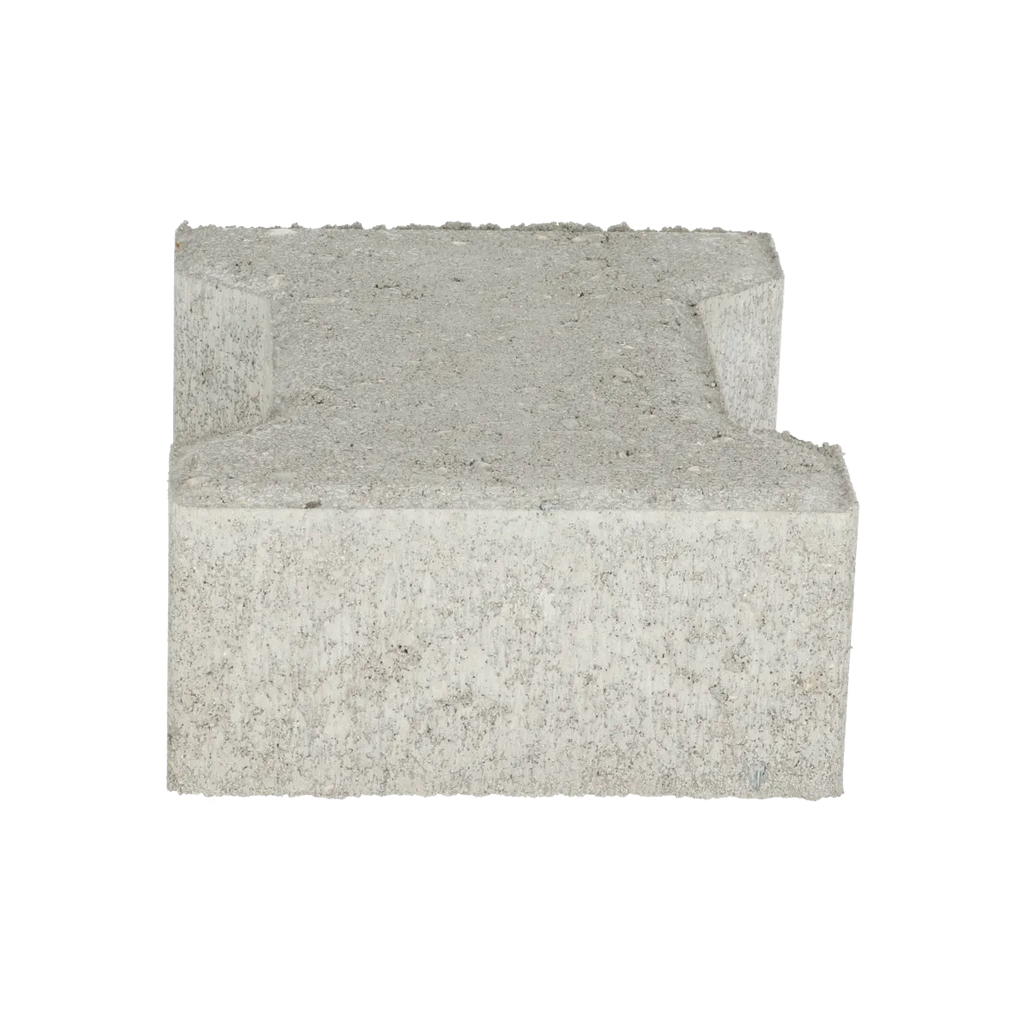 Ecotop Base H-verbandsteen 20x16,4/11,7x8 normaal facet grijs KOMO PL2