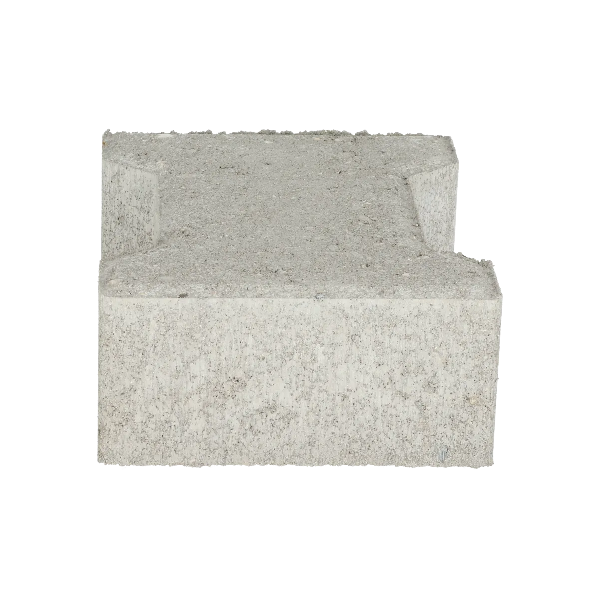Ecotop Base H-verbandsteen 20x16,4/11,7x8 normaal facet grijs KOMO PL2