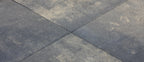 Carré tegel 50x50x5 vlak KOMO nero piétra