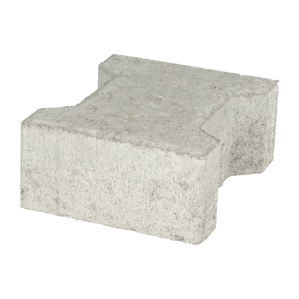 Basicstone H-verbandsteen 20x16,4/11,7x8 normaal facet grijs 1000 KOMO PL1