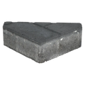 Ecotop Premium Bisschopsmuts 29,5x5x19,5x8 normaal facet antraciet BSS KOMO PL1