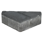 Ecotop Premium Bisschopsmuts 29,5x5x19,5x8 normaal facet antraciet BSS KOMO PL1