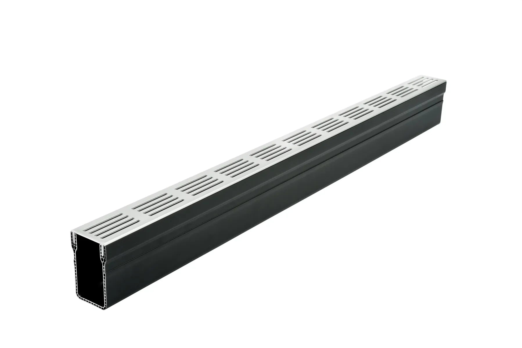 Star Drain 65/100 Lijngoot - Grijs (Aluminium) 100cm