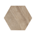 Staptegel Hexagon Cappuccino o60x52x2cm
