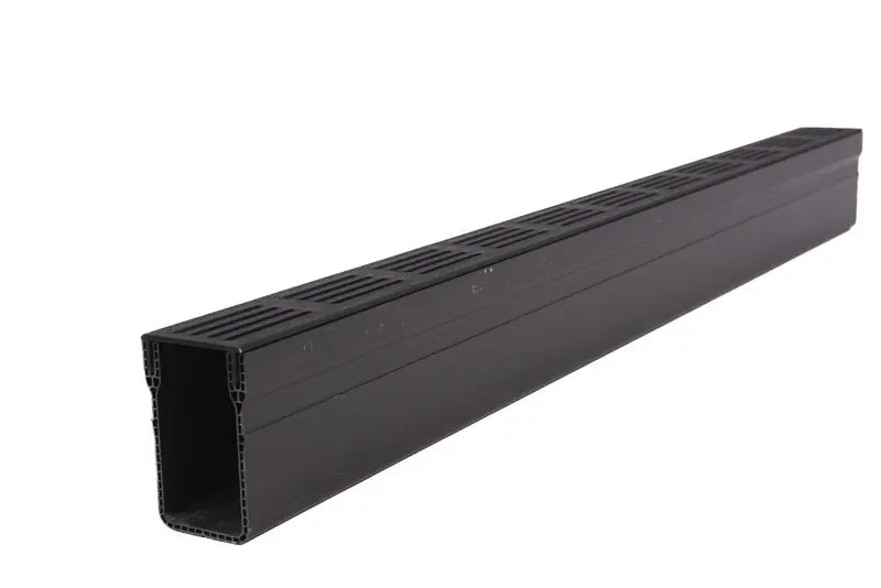 Star Drain 65/100 Lijngoot - Premium Zwart (Aluminium) 100cm