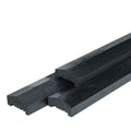 Afdeklat Piramide Vuren Zwart gespoten Piramide 3,6x8,5x180