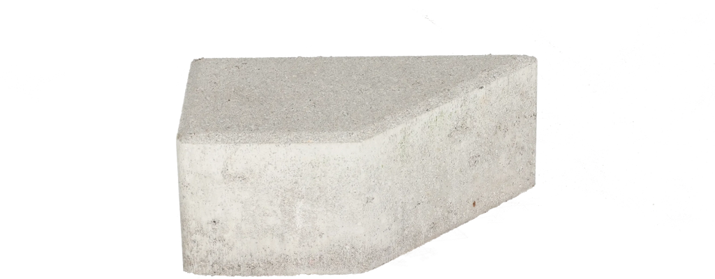 Ecotop Base Kepersteen 8cm tbv 21x10,5 normaal facet grijs PL3