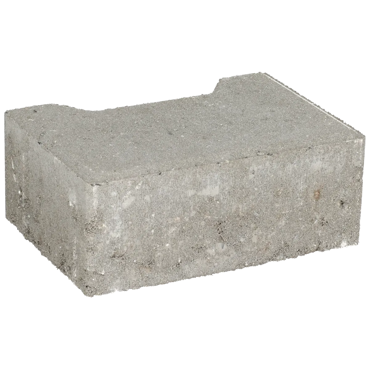 Ecotop Base Randsteen 20x13,4/11,5x8 normaal facet grijs KOMO PL2