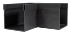 Star Drain Mini 65/60 Hoekstuk - Zwart (Aluminium)