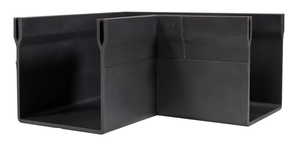 Star Drain Mini 65/60 Hoekstuk - Grijs (Aluminium)
