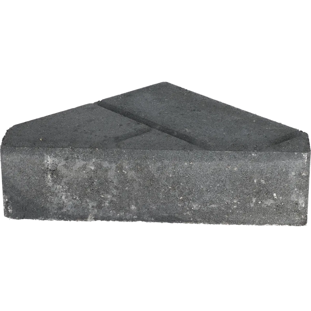 Ecotop Premium Bisschopsmuts 29,5x5x19,5x8 normaal facet antraciet BSS KOMO PL1