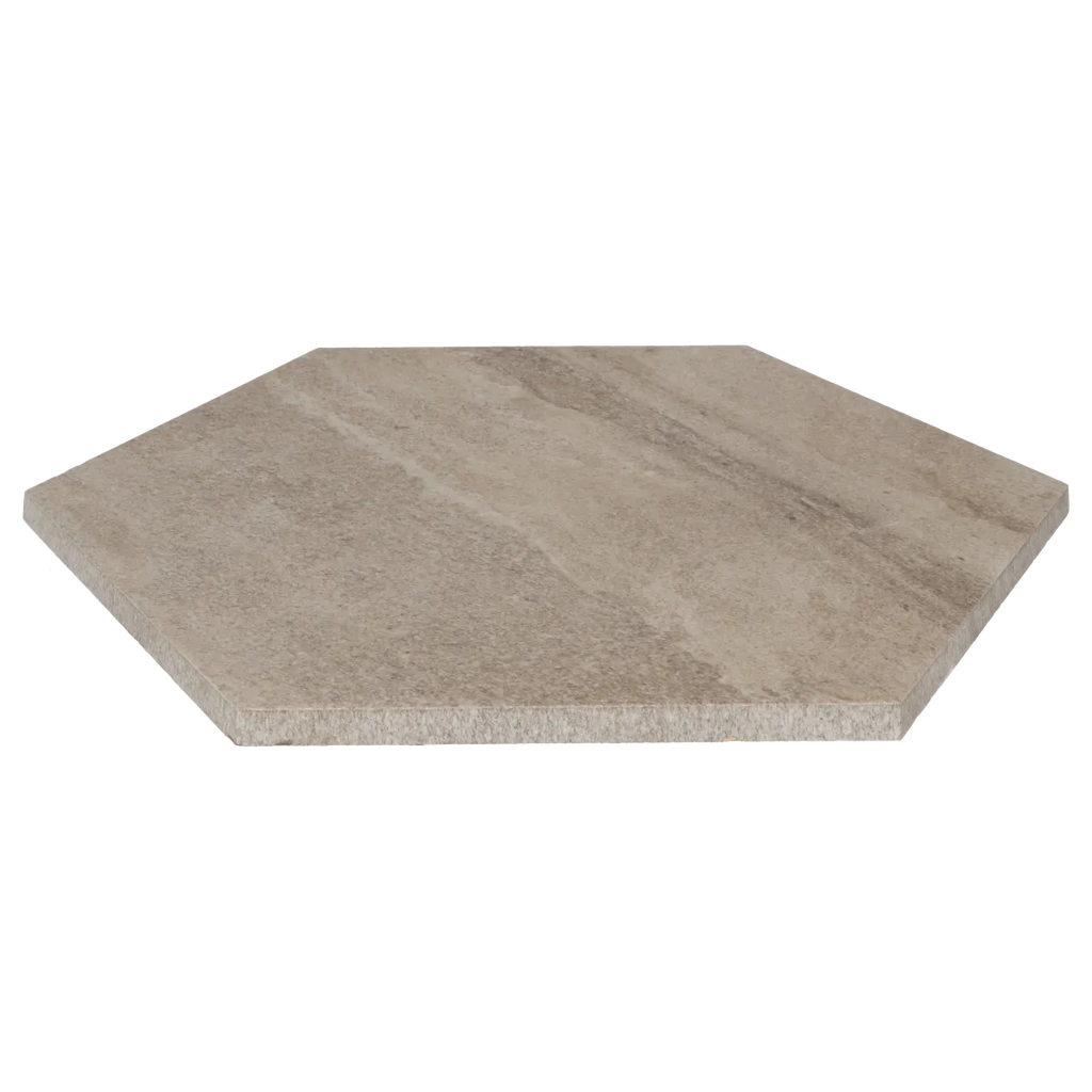 Staptegel Hexagon Cappuccino o60x52x2cm