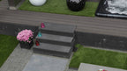 traptreden geocolor solid black 100x35x15